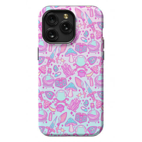 Pastel Goth Witch Pattern Phone Case